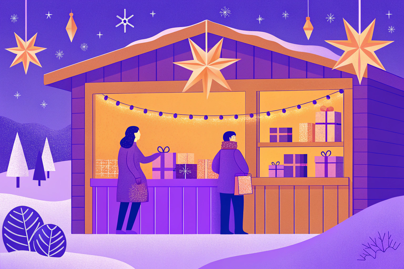 Картинка статьи - Не ПВЗ, а сказка: как украсить пункт к новогоднему сезону